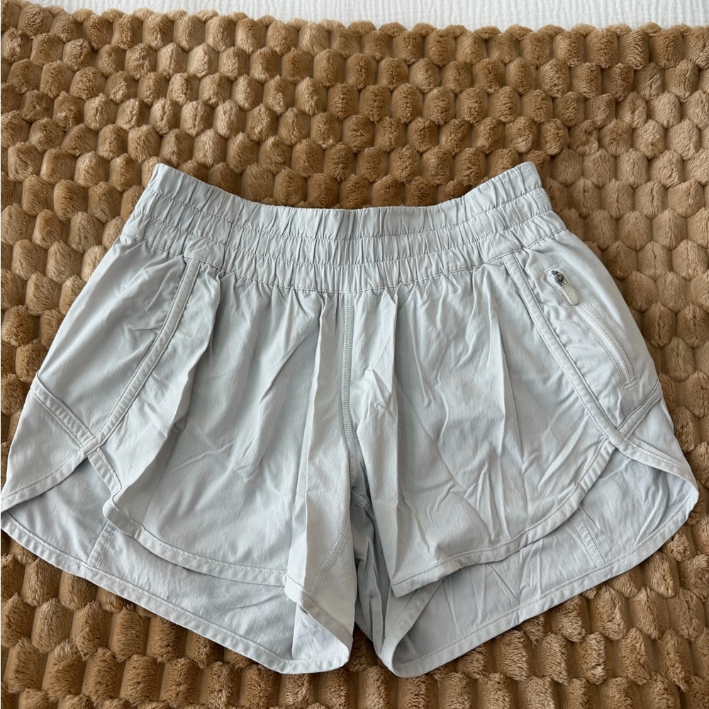 Lululemon Athletica Light Gray Athletic Shorts